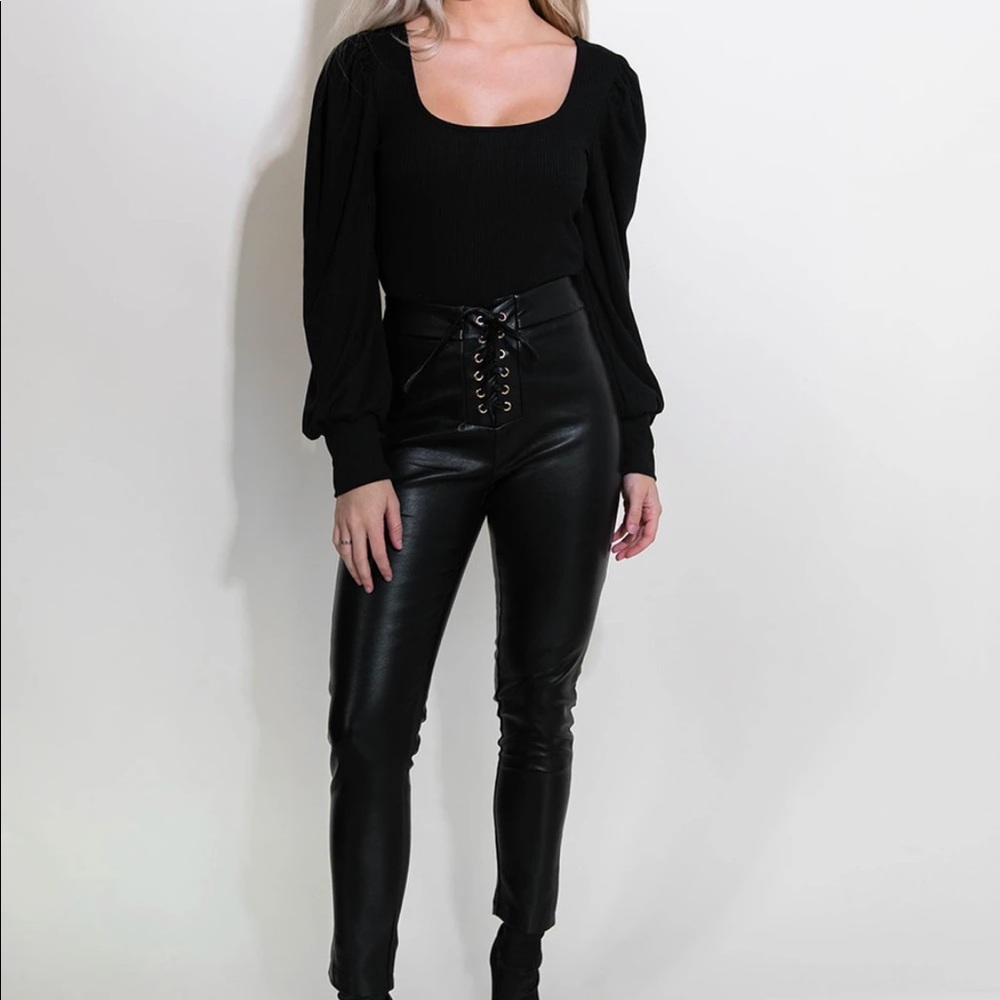 Kittenish Leather Pants
